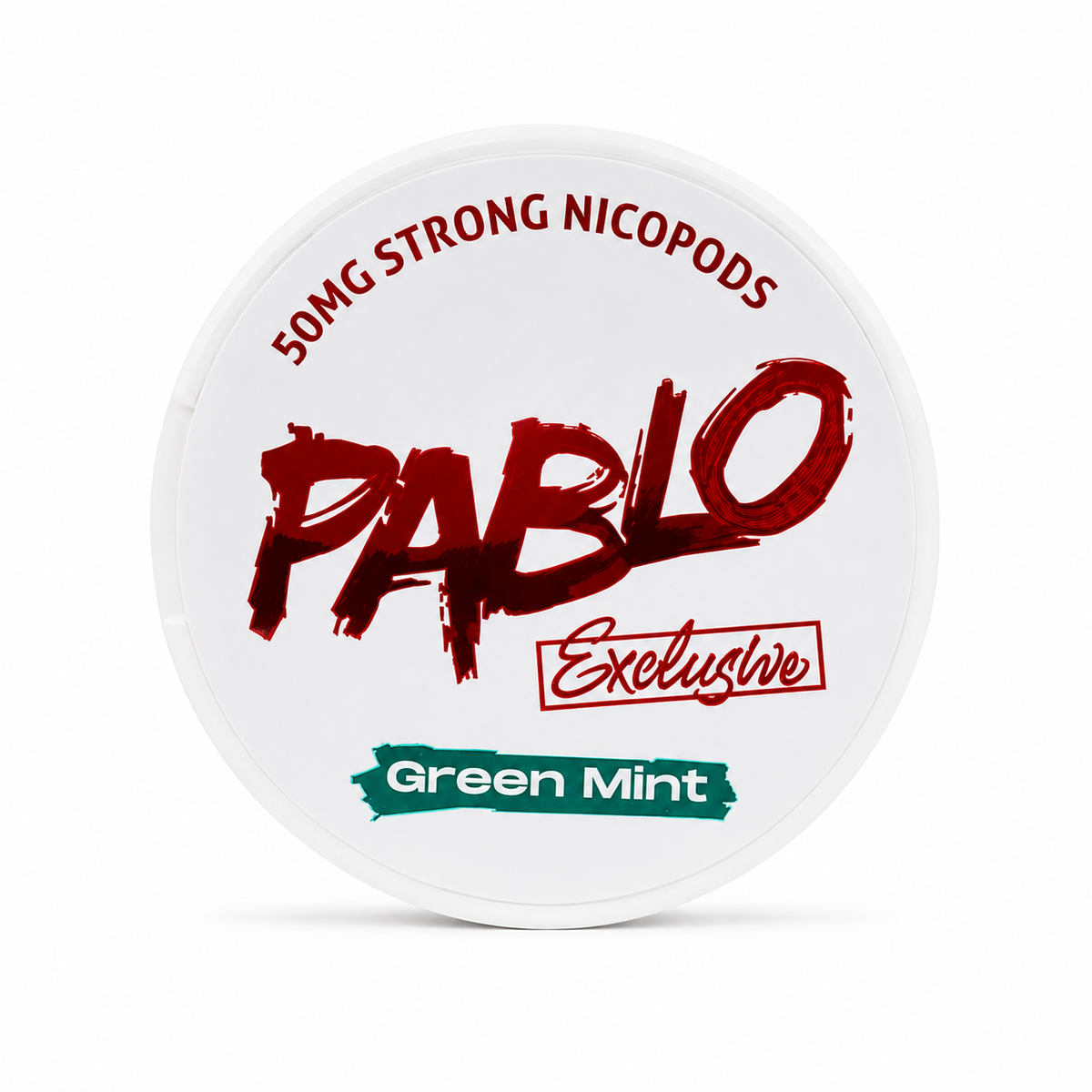 PABLO Exclusive Green Mint Nicotine Pouches – 30mg Per Pouch