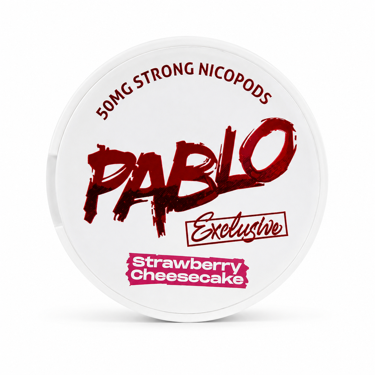 PABLO Exclusive Strawberry Cheesecake Nicotine Pouches – 30mg Per Pouch